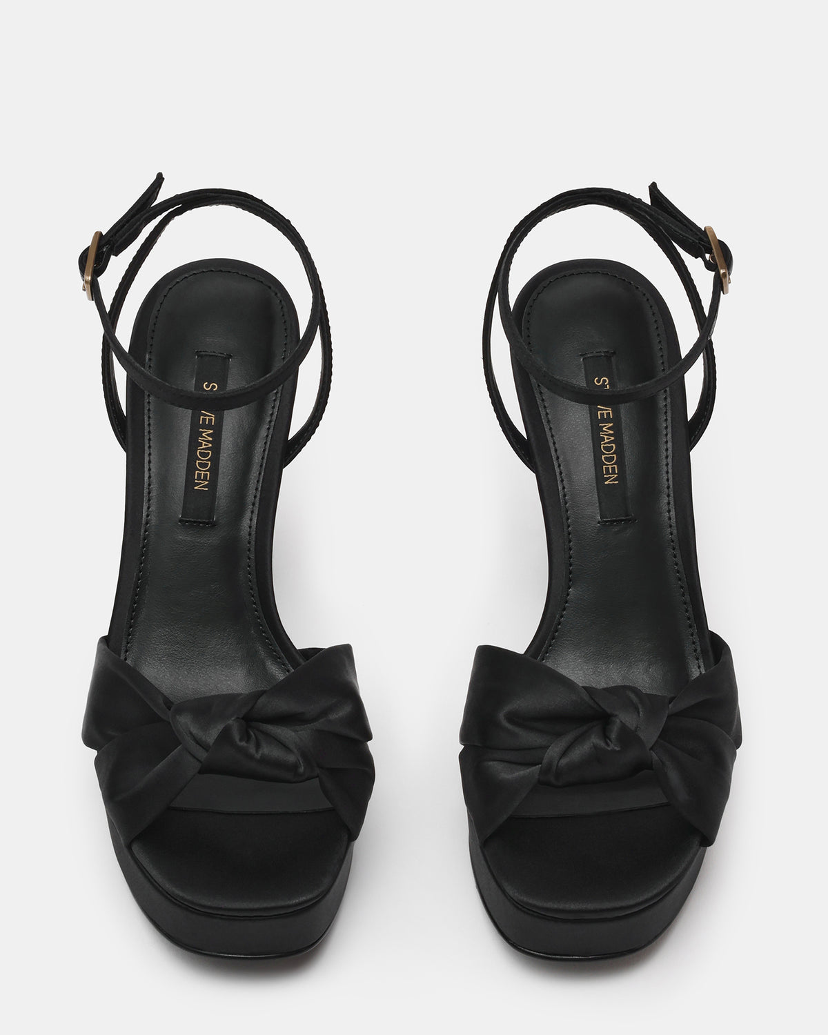 KNOTI BLACK SATIN - Women's Shoes - Steve Madden Canada - view 4