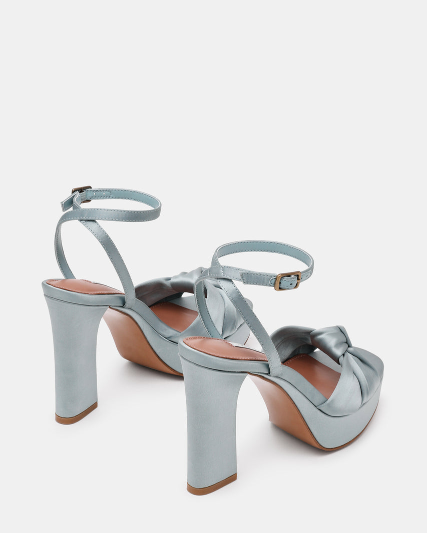 KNOTI BLUE SATIN - Women's Shoes - Steve Madden Canada - view 5
