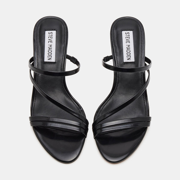 LAMORA BLACK LEATHER - Women's Shoes - Steve Madden Canada