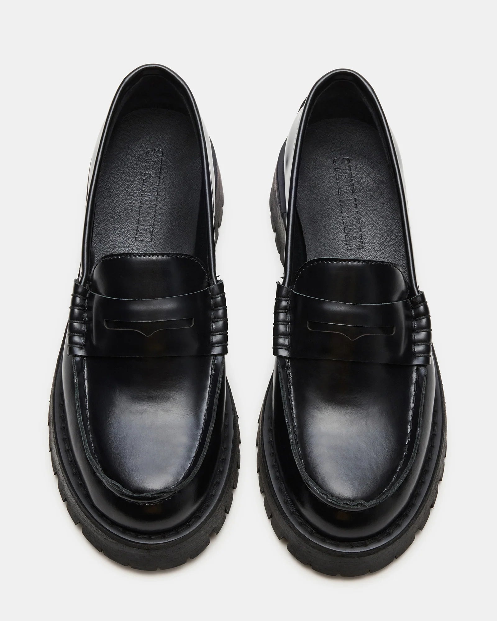 LANGSTEN Black Platform Lug Loafer | Women's Designer LANGSTEN Black Platform Lug Loafer | Women's Designer