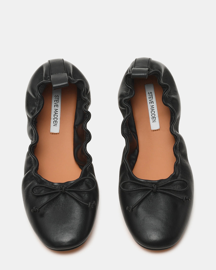 LANTI BLACK LEATHER - Women's Shoes - Steve Madden Canada - view 5