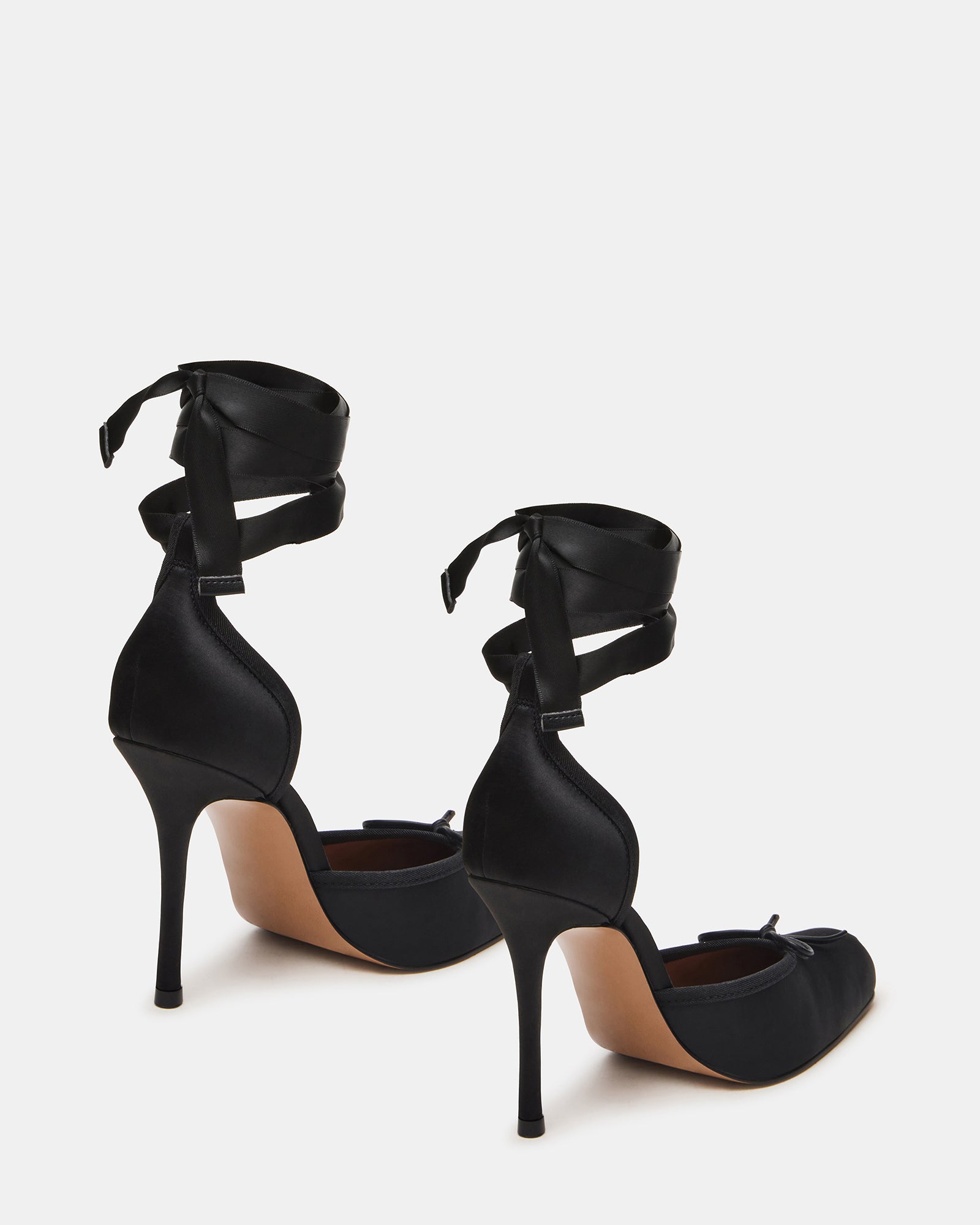 LARINA BLACK SATIN - Women's Shoes - Steve Madden Canada - view 8