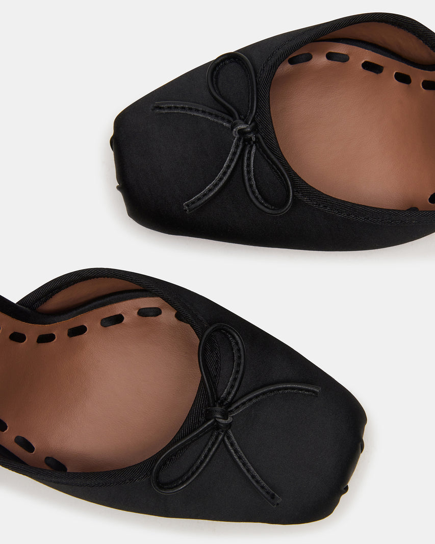 LARINA BLACK SATIN - Women's Shoes - Steve Madden Canada - view 6