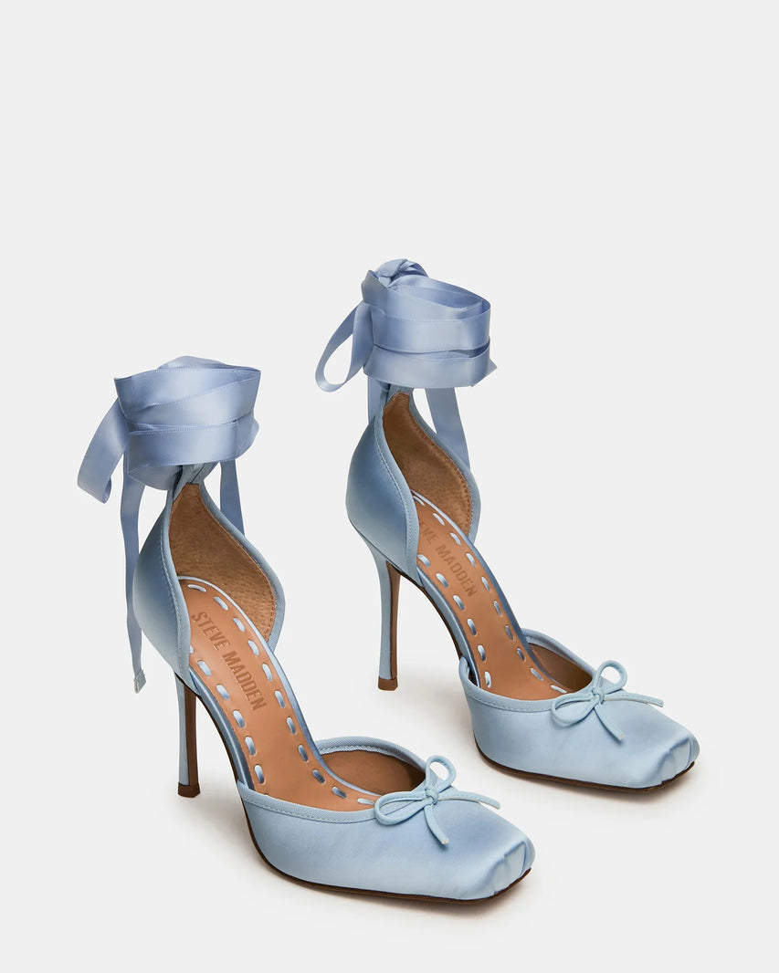 LARINA BLUE SATIN - Women's Shoes - Steve Madden Canada - view 2