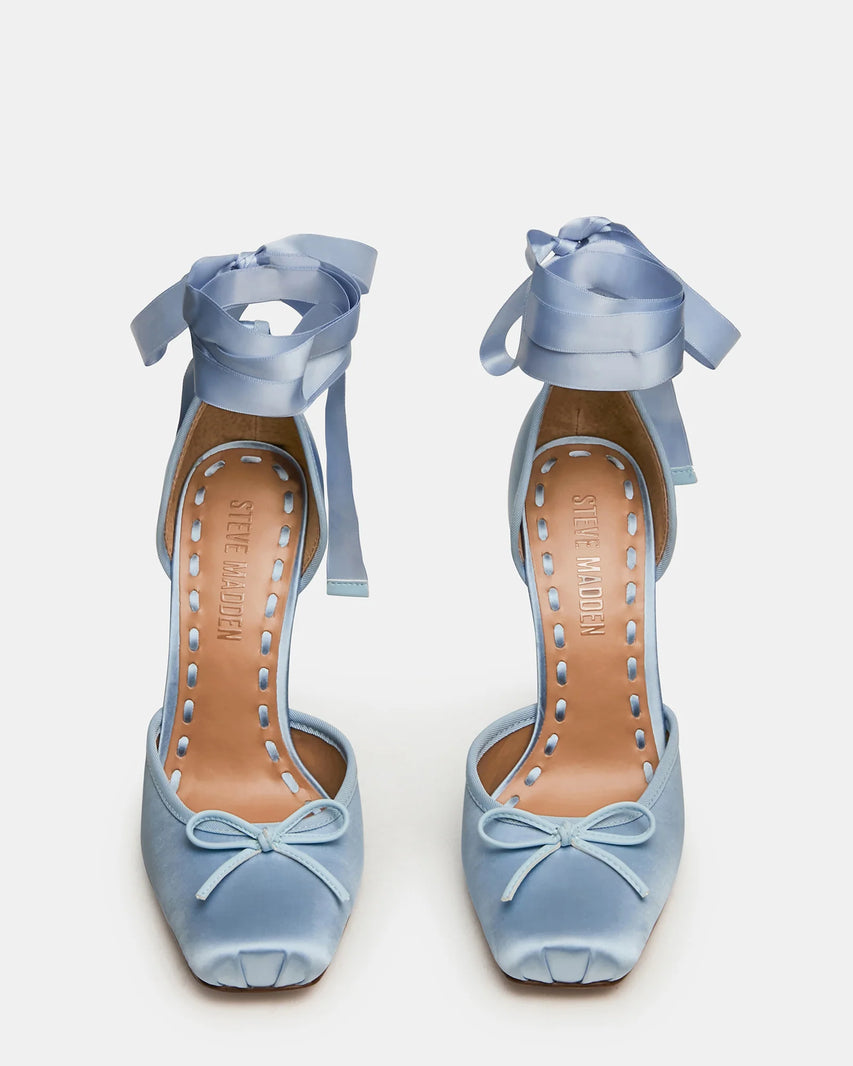 LARINA BLUE SATIN - Women's Shoes - Steve Madden Canada - view 4