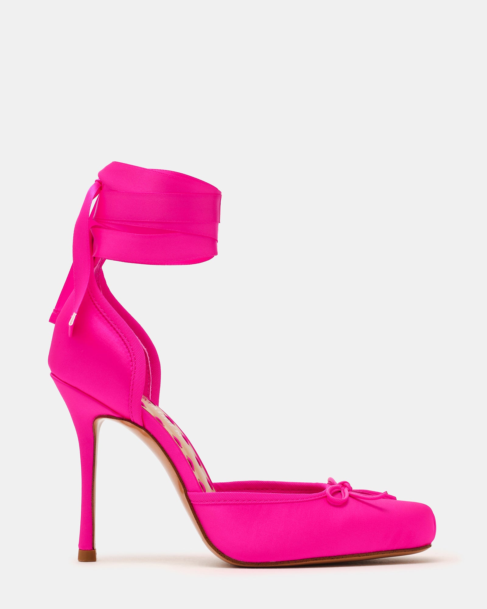 LARINA HOT PINK SATIN - Women's Shoes - Steve Madden Canada