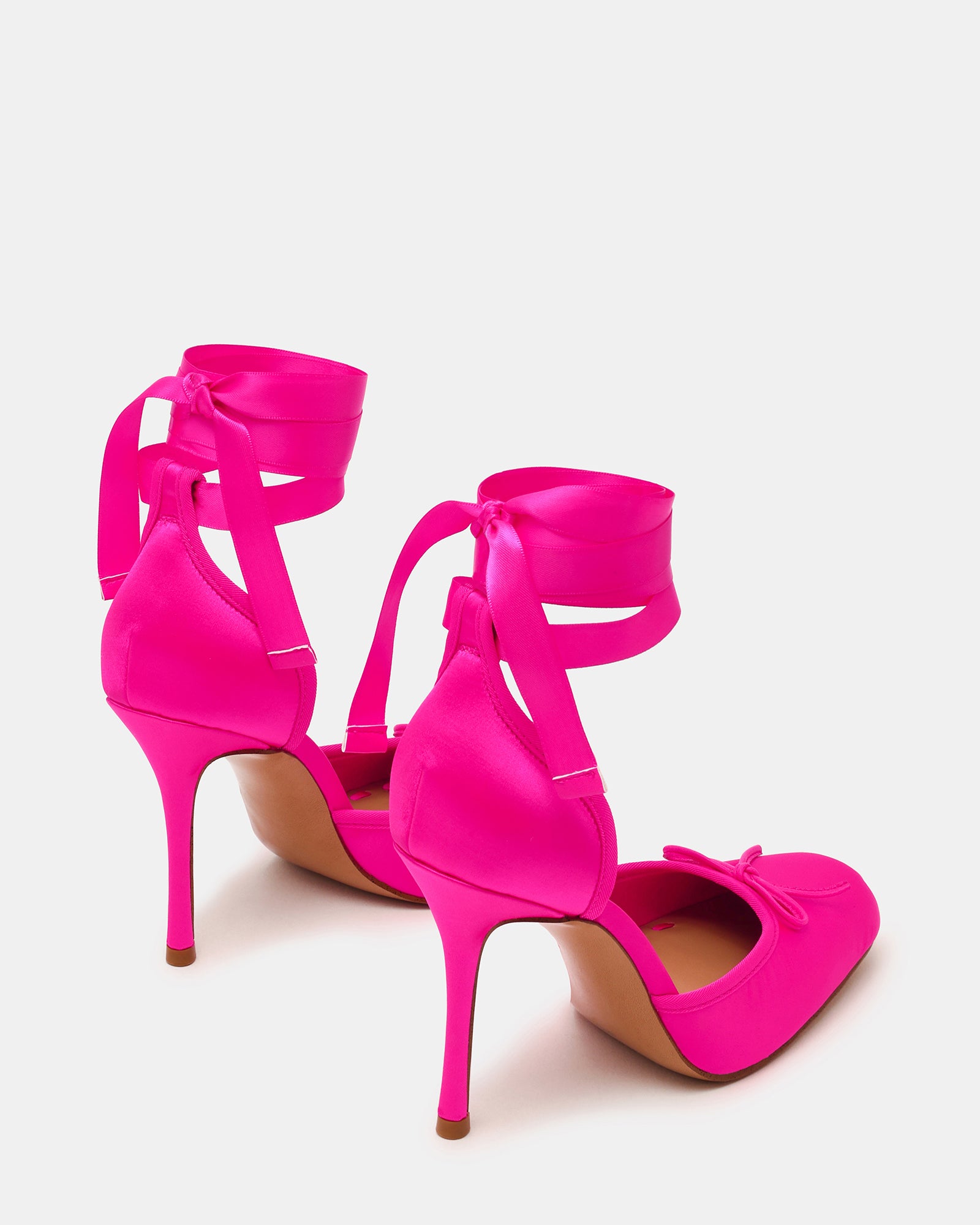 LARINA HOT PINK SATIN - Women's Shoes - Steve Madden Canada - view 5