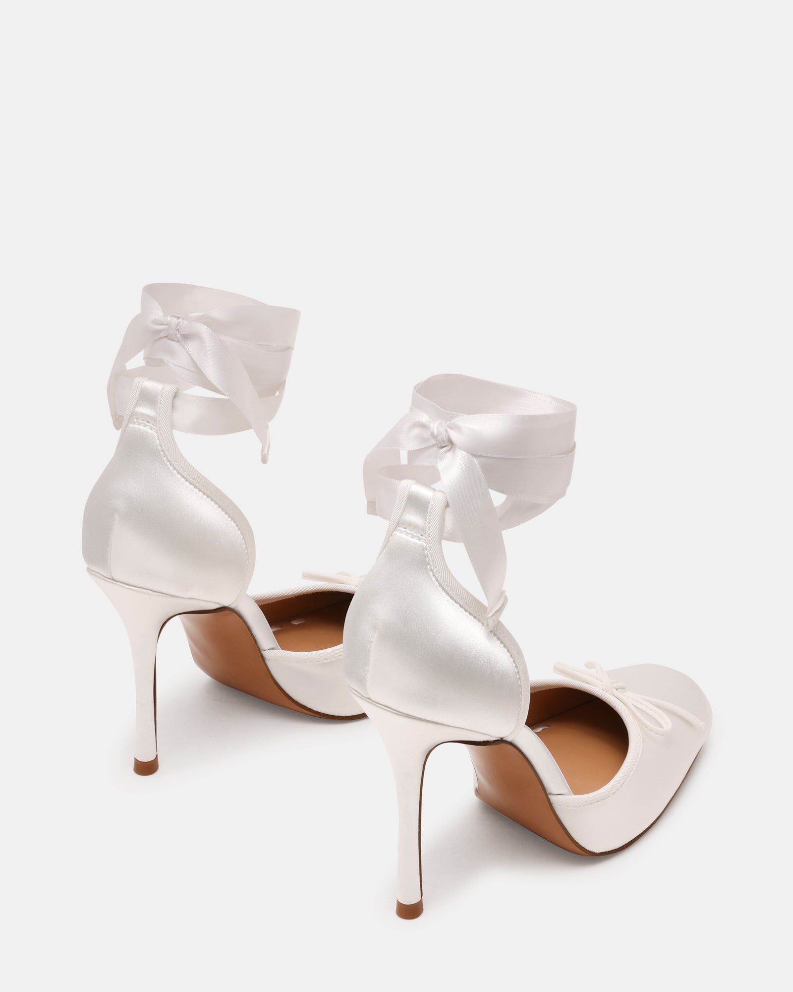 LARINA WHITE SATIN - Women's Shoes - Steve Madden Canada - view 8