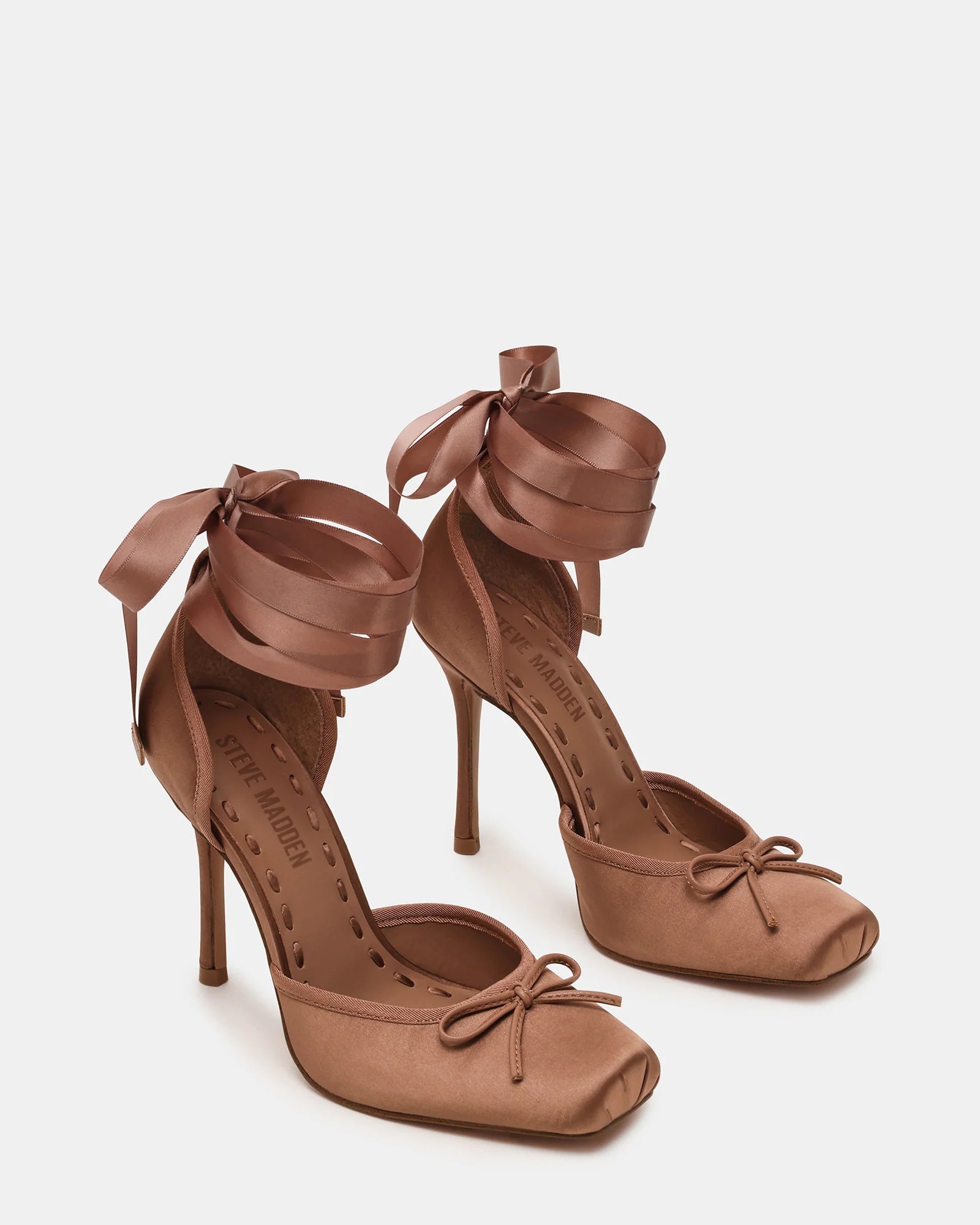 LARINA TAN SATIN - Women's Shoes - Steve Madden Canada - view 4