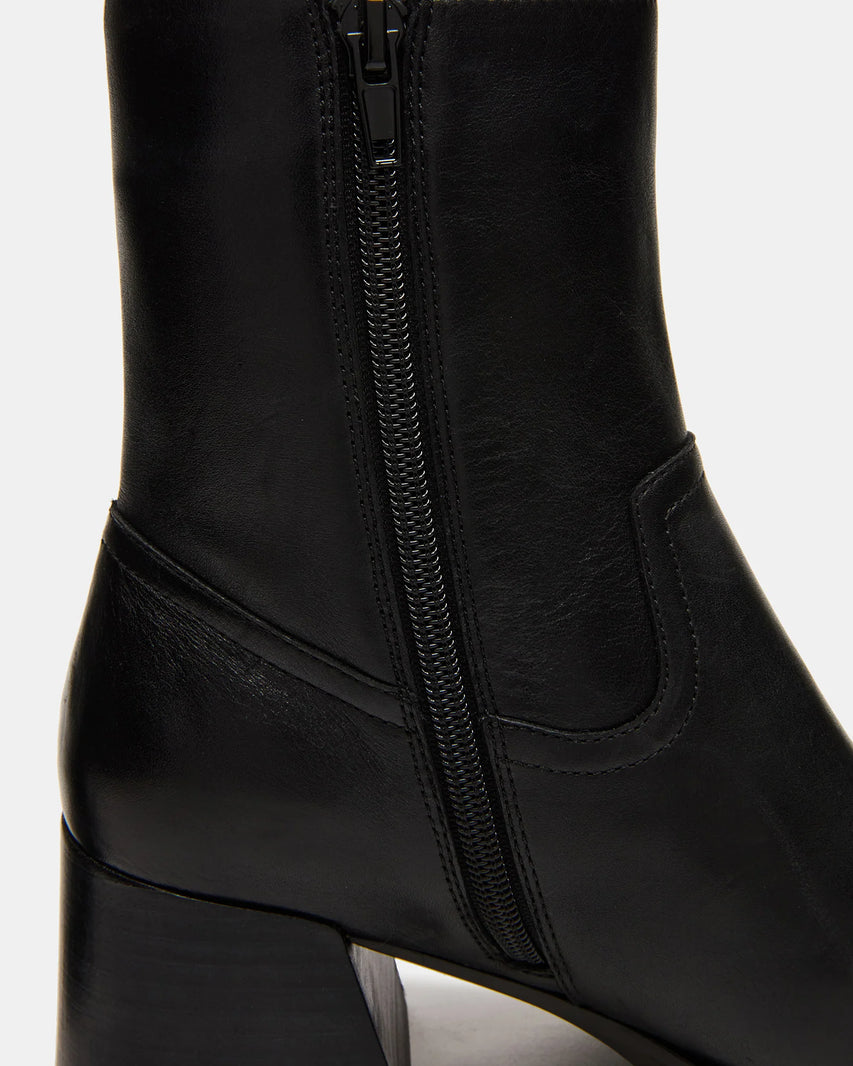 LATCHES BLACK LEATHER - Women's Shoes - Steve Madden Canada - view 4