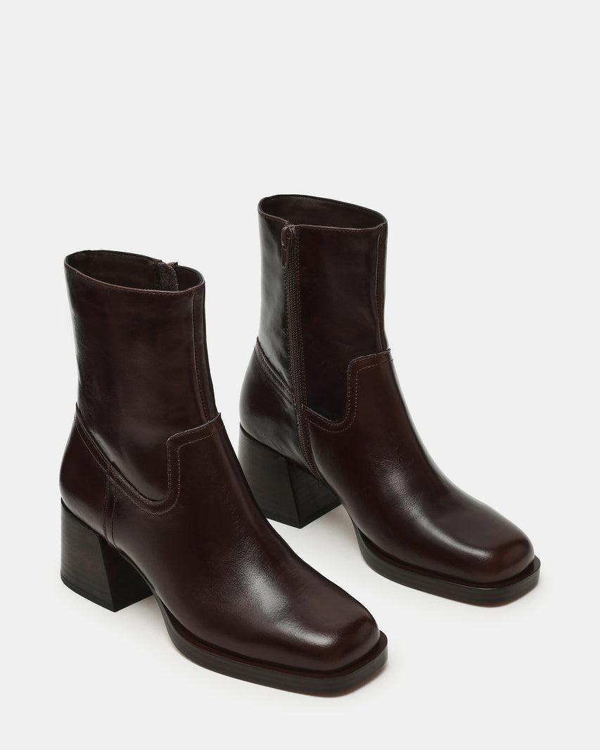 LATCHES BROWN LEATHER - Women's Shoes - Steve Madden Canada - view 2