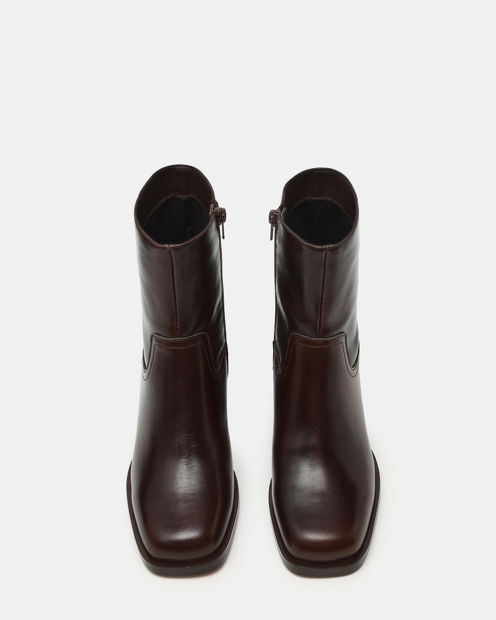 LATCHES BROWN LEATHER - Women's Shoes - Steve Madden Canada - view 4