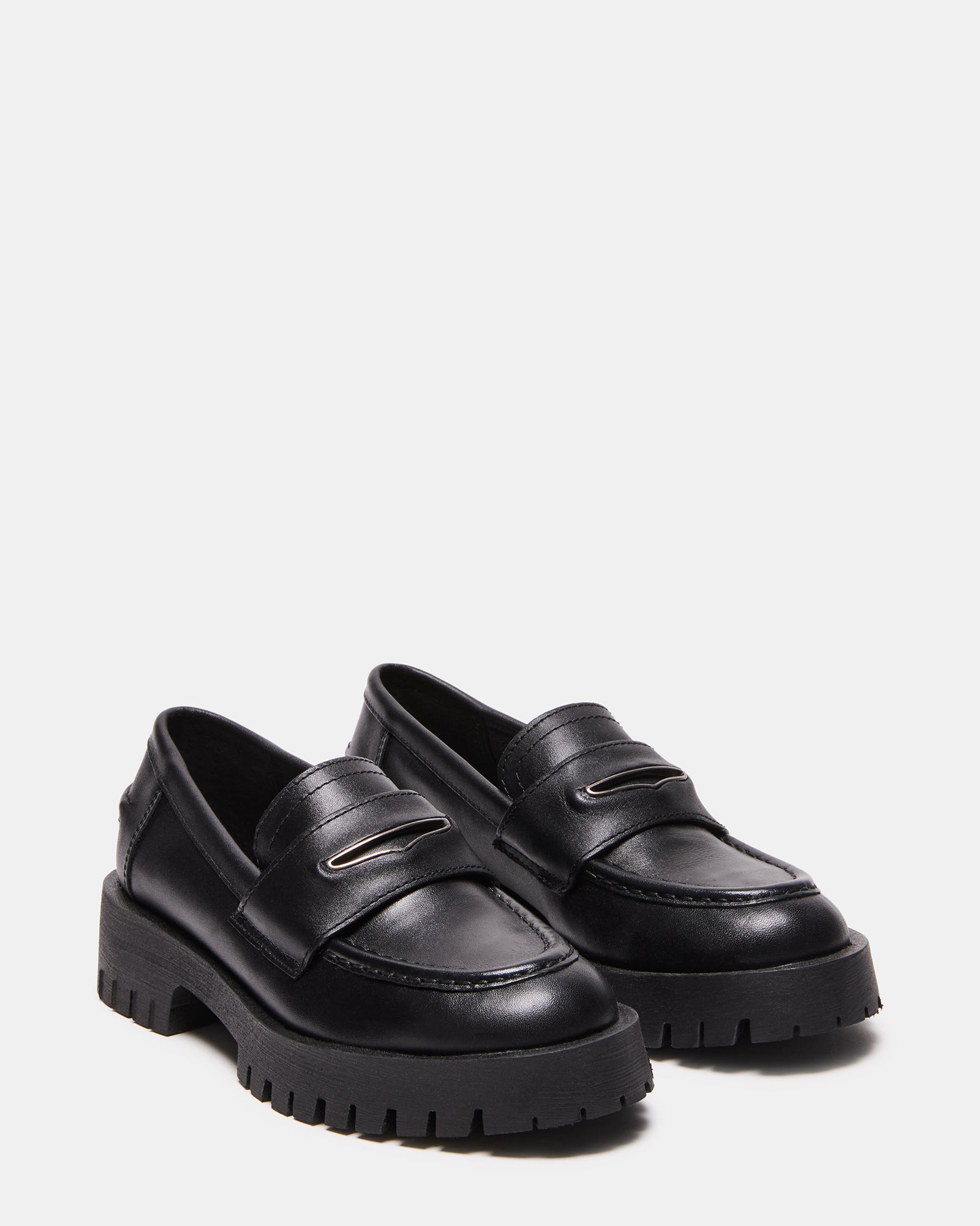 LAWRENCE BLACK LEATHER - Women's Shoes - Steve Madden Canada