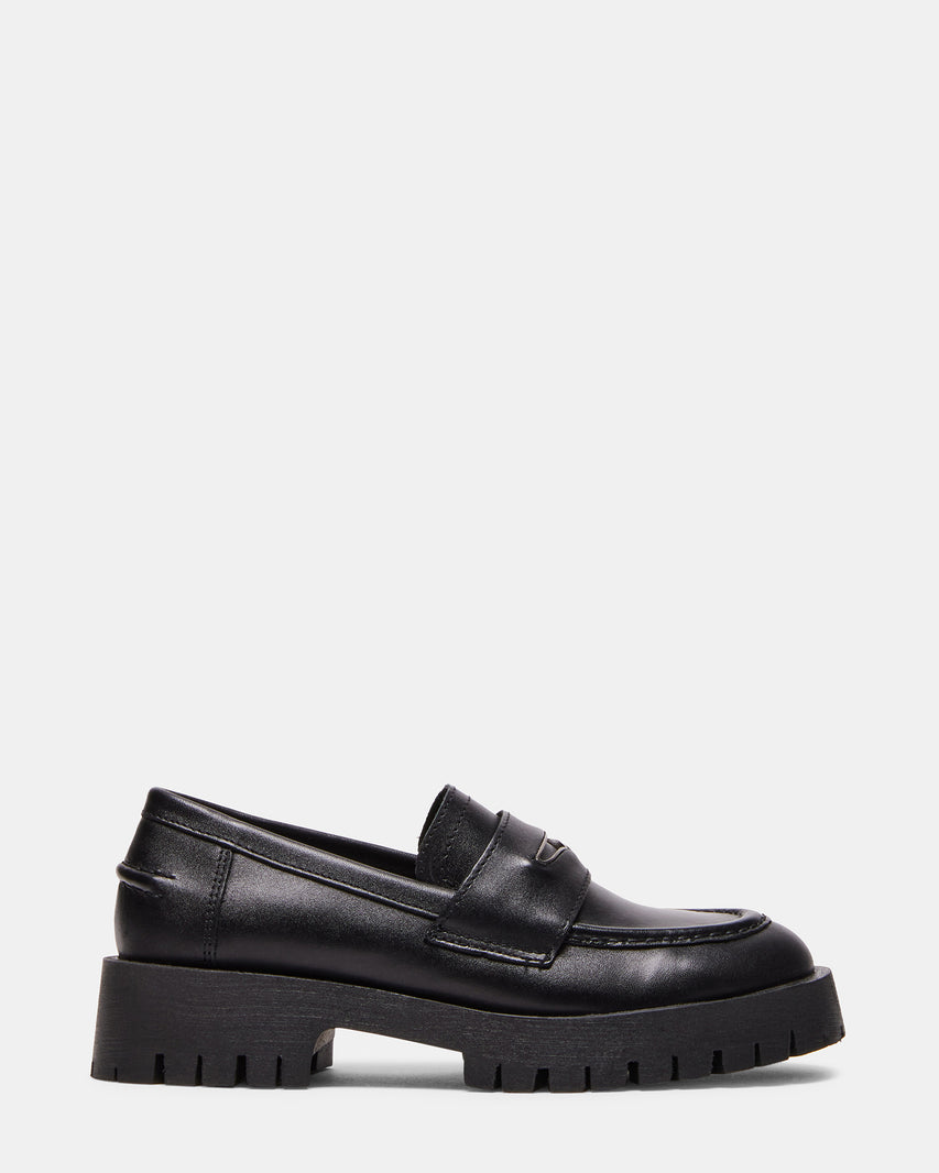 LAWRENCE BLACK LEATHER - Women's Shoes - Steve Madden Canada