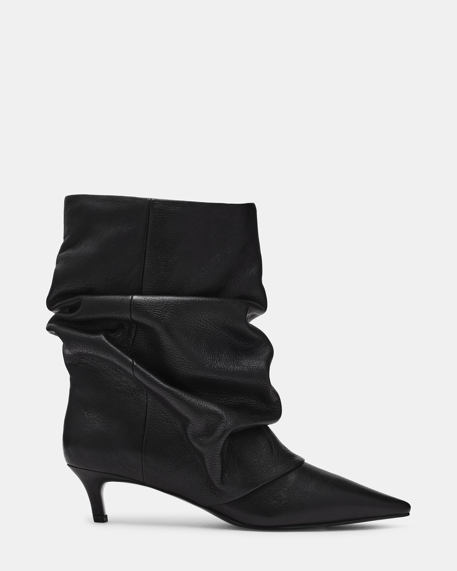 LENNOX BLACK LEATHER - Women's Shoes - Steve Madden Canada