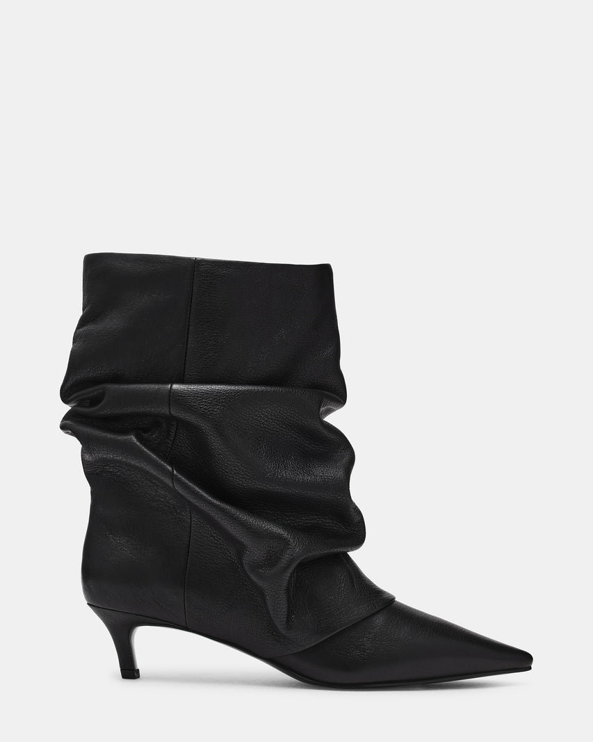 LENNOX BLACK LEATHER - Women's Shoes - Steve Madden Canada