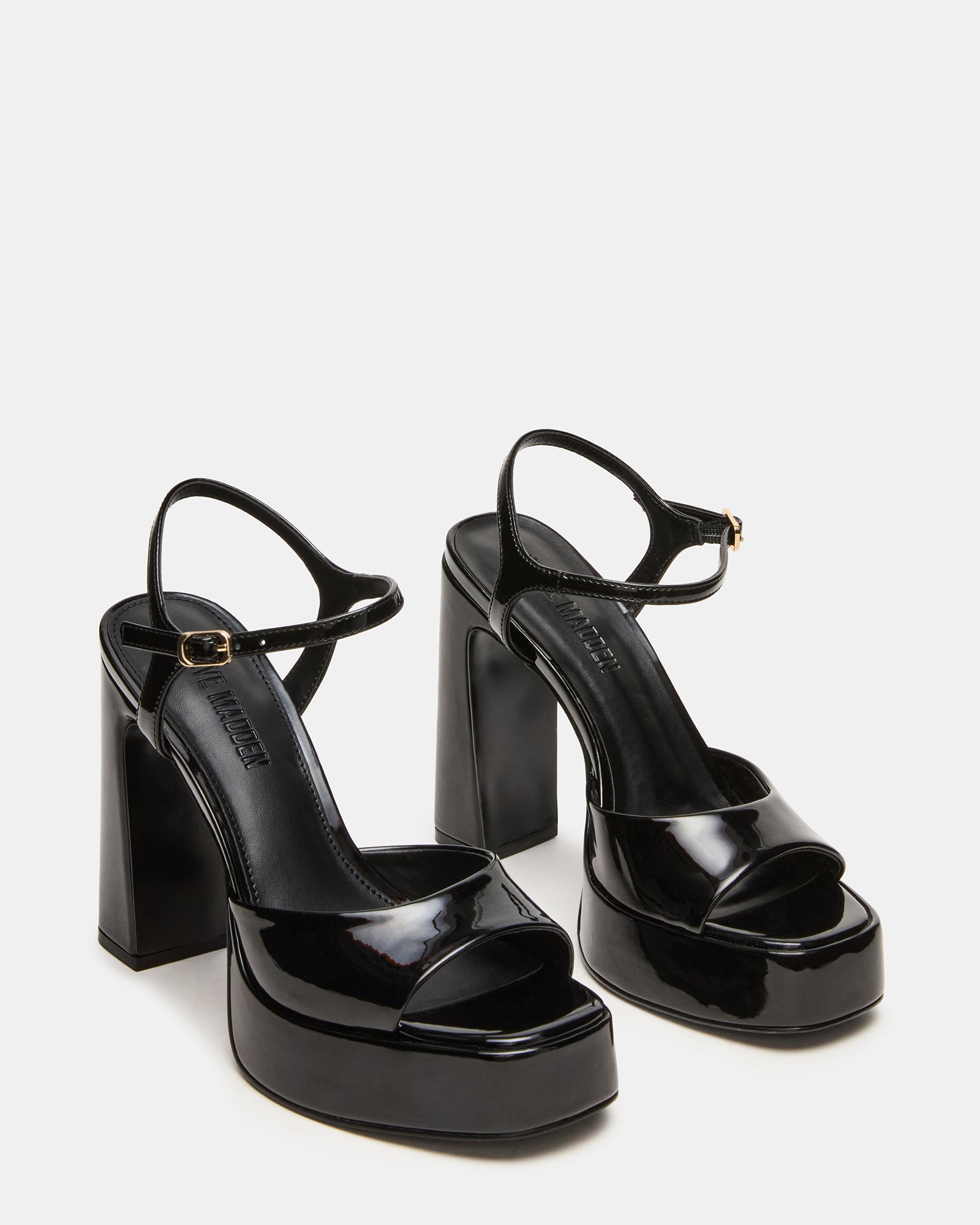 LIANDRA BLACK PATENT - Women's Shoes - Steve Madden Canada - view 3