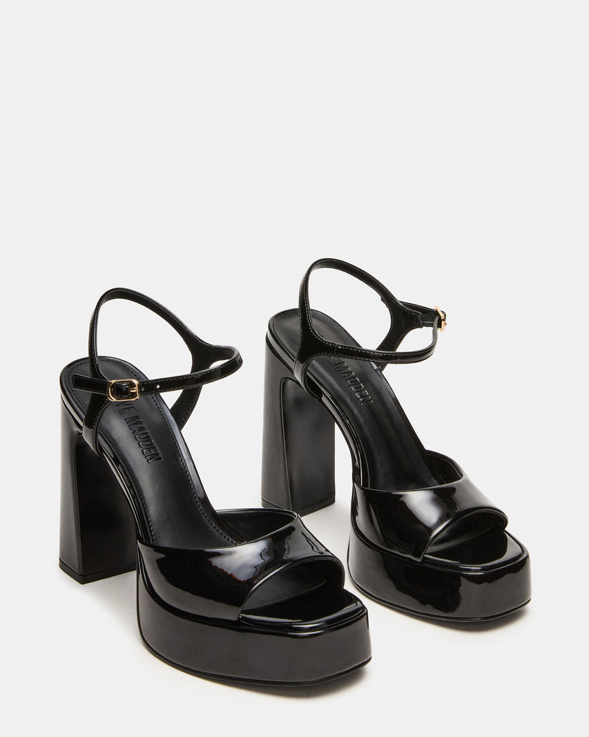 LIANDRA BLACK PATENT - Women's Shoes - Steve Madden Canada - view 3