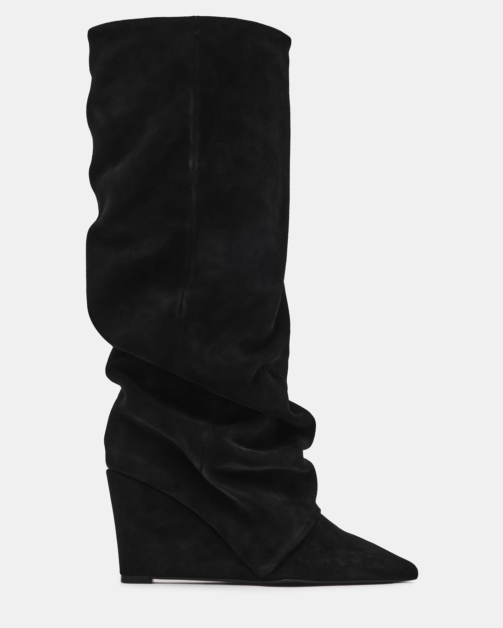 LIBERTYYY BLACK SUEDE - Women's Shoes - Steve Madden Canada