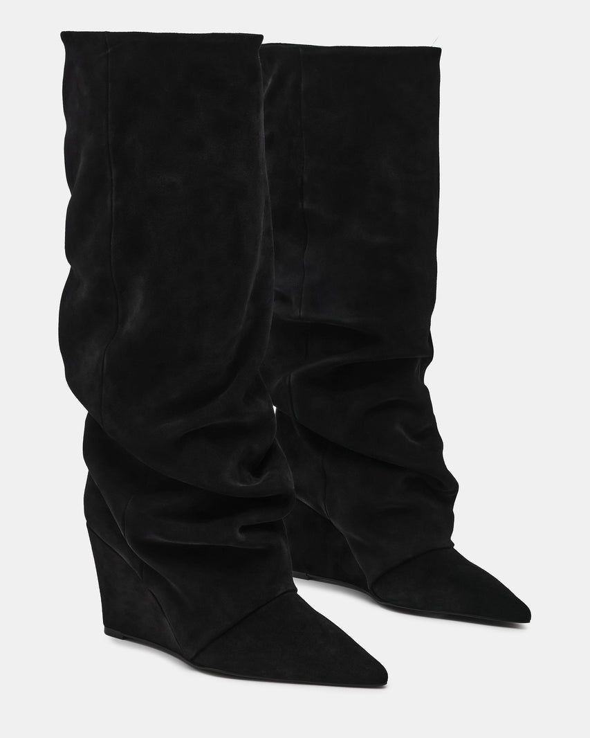 LIBERTYYY BLACK SUEDE - Women's Shoes - Steve Madden Canada - view 2