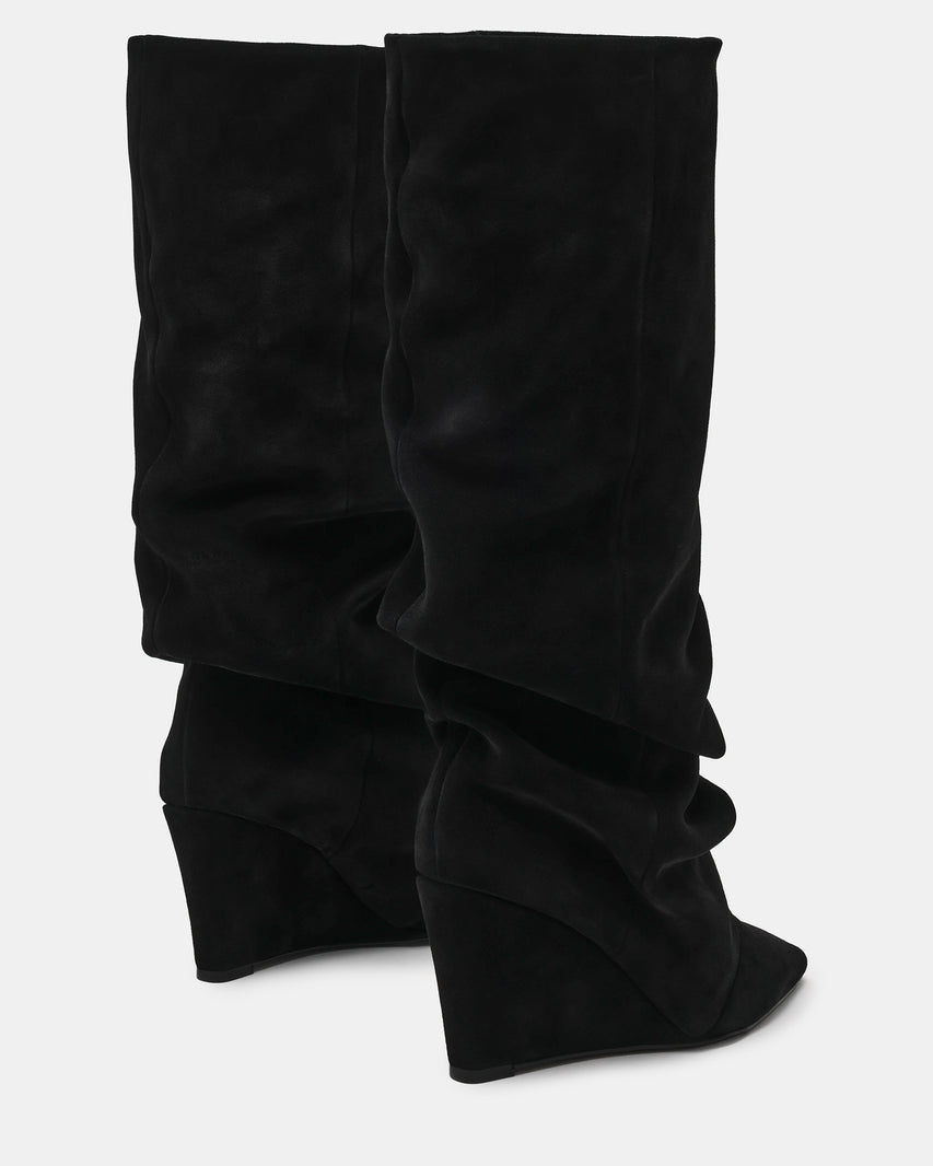 LIBERTYYY BLACK SUEDE - Women's Shoes - Steve Madden Canada - view 5