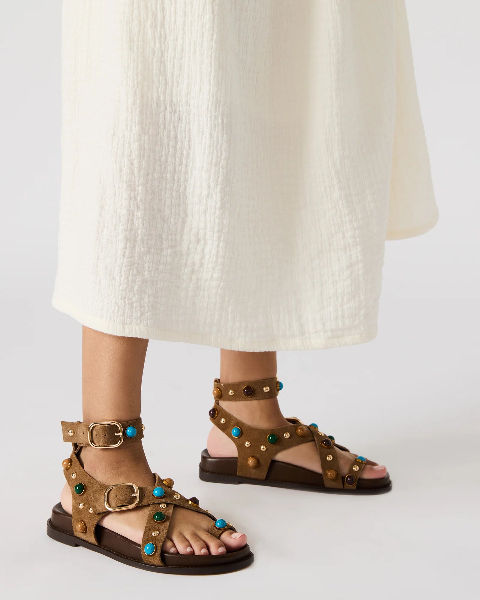 LINEAR TAUPE SUEDE - Women's Shoes - Steve Madden Canada - view 2