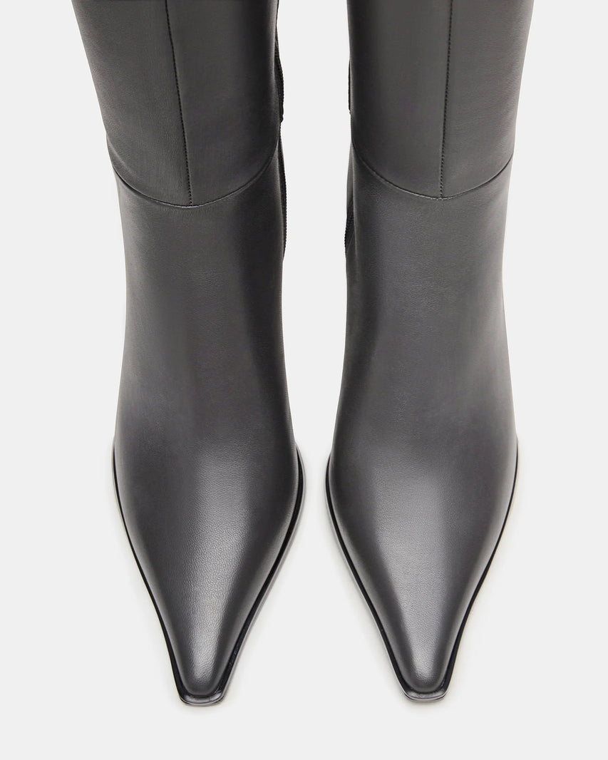 LINGO GREY LEATHER - Women's Shoes - Steve Madden Canada