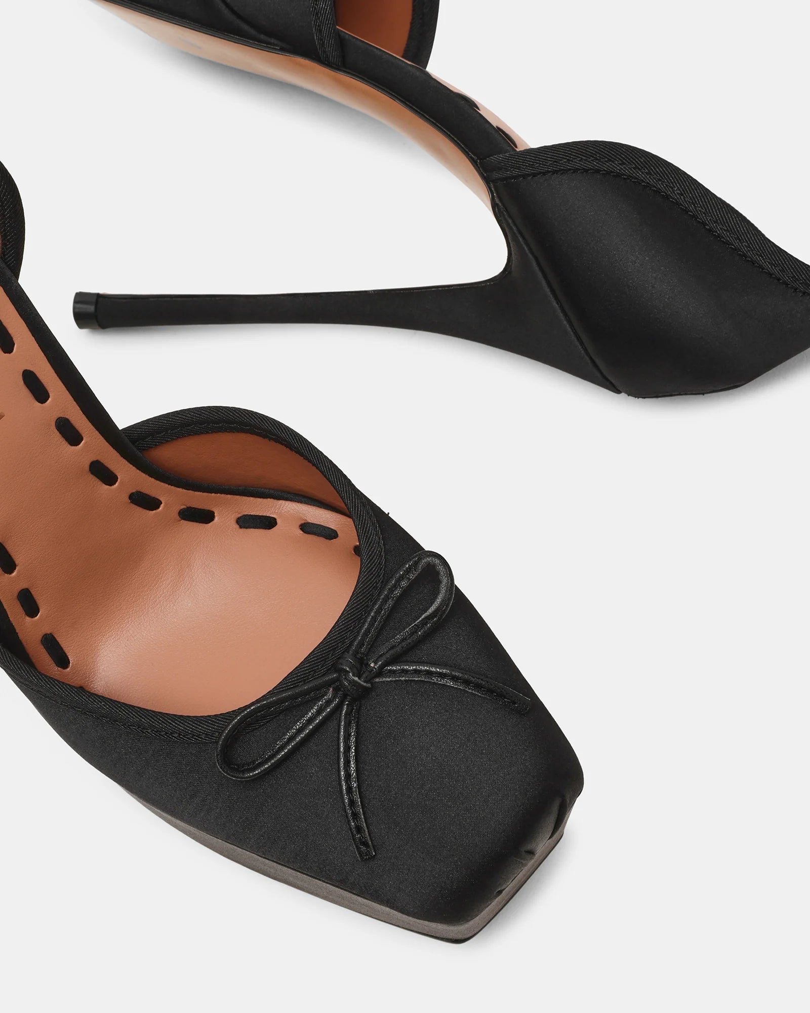 LISTEN BLACK SATIN - Women's Shoes - Steve Madden Canada - view 4