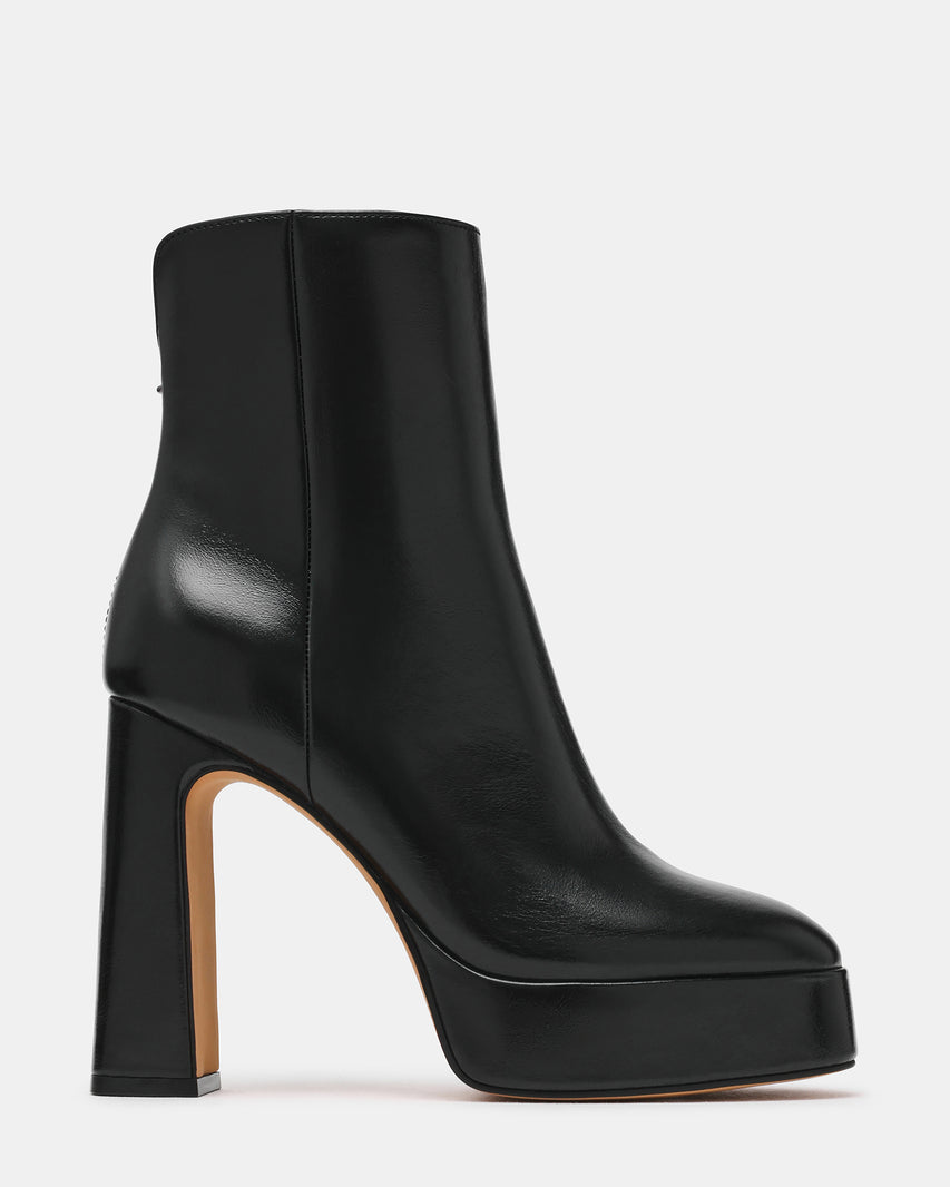 LOCHLAN BLACK LEATHER - Women's Shoes - Steve Madden Canada