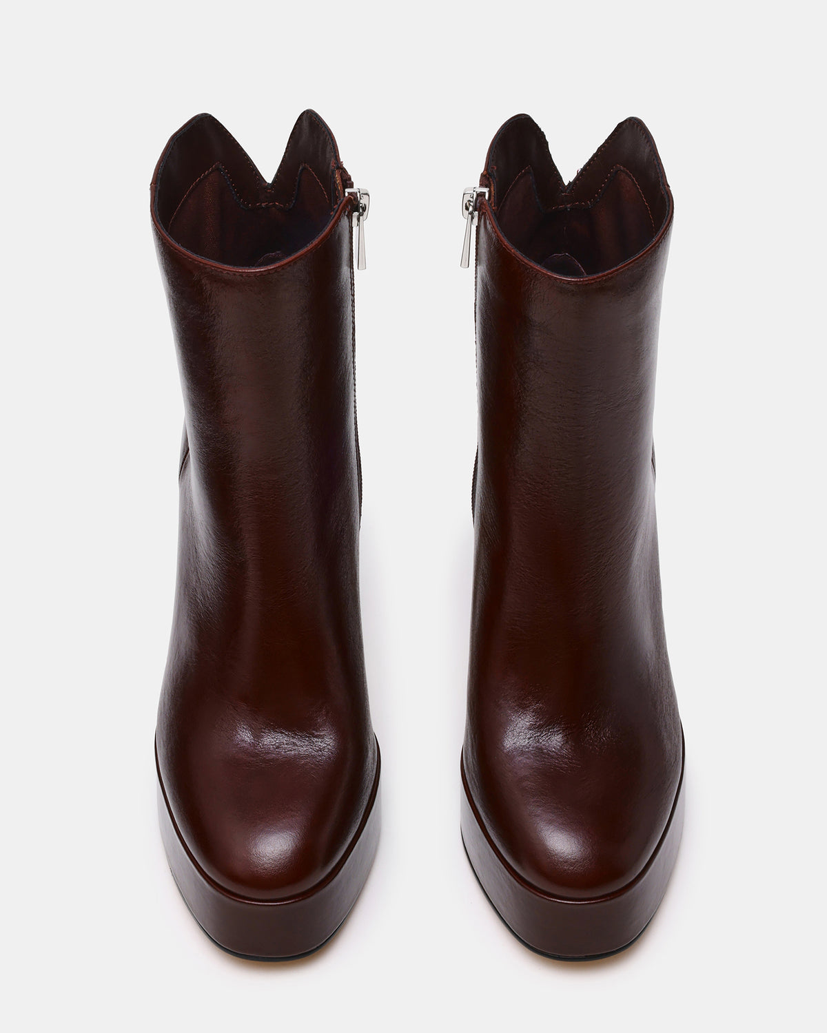 LOCHLAN BURGUNDY LEATHER - Women's Shoes - Steve Madden Canada - view 5