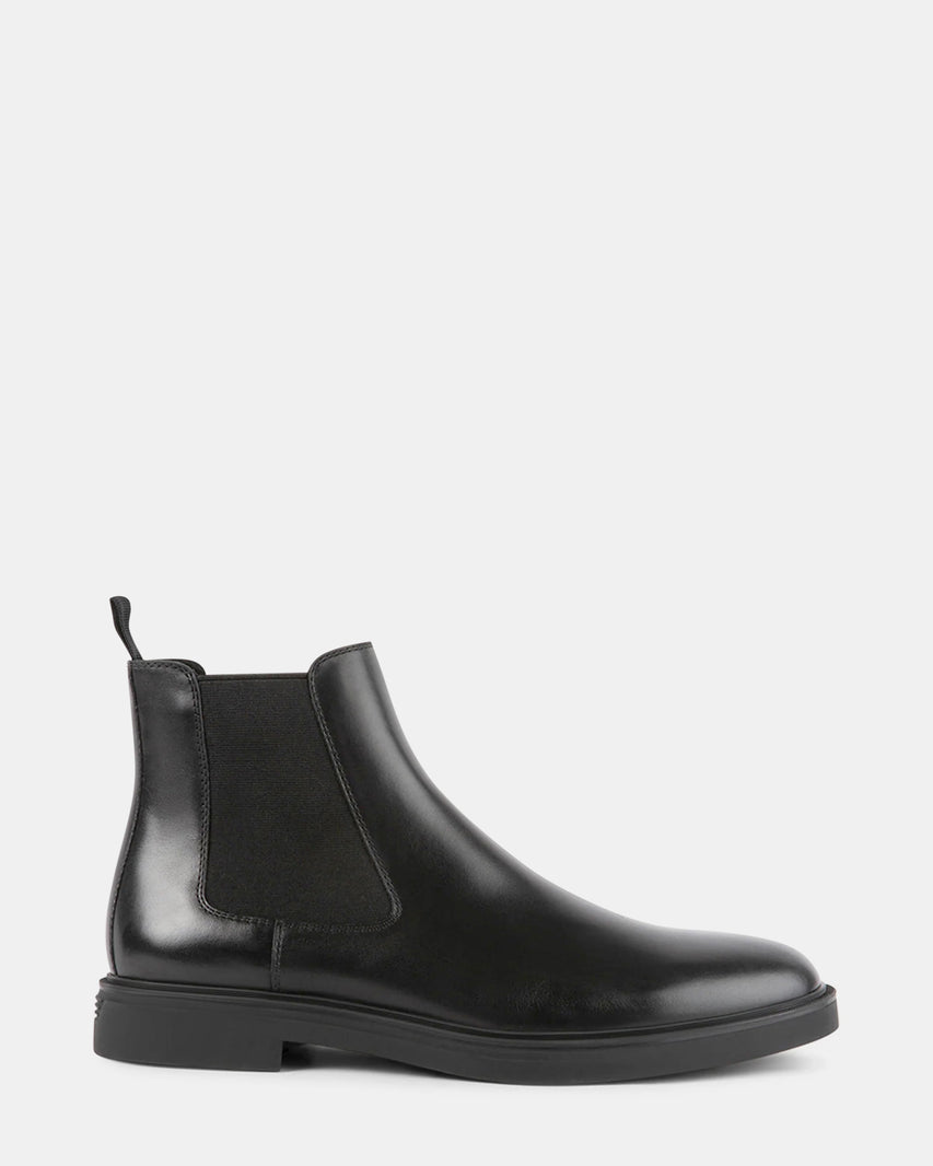 LOGIK BLACK LEATHER - Men's Shoes - Steve Madden Canada