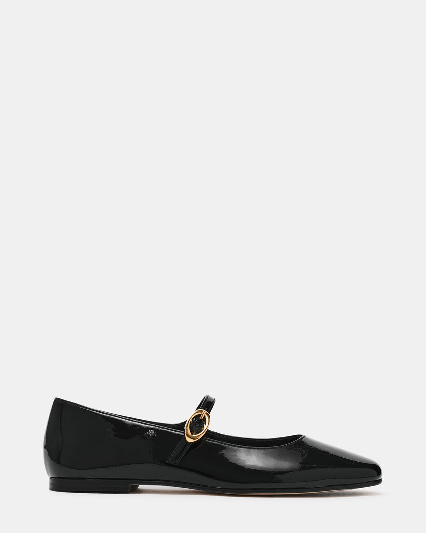 LOLLI BLACK PATENT - Women's Shoes - Steve Madden Canada
