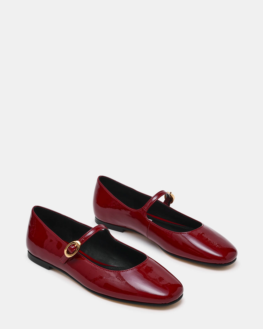 LOLLI BURGUNDY PATENT - Women's Shoes - Steve Madden Canada - view 2