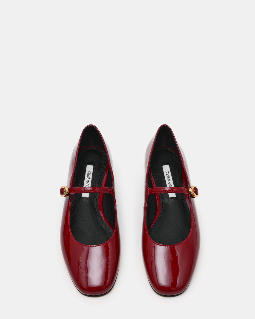 LOLLI BURGUNDY PATENT - Women's Shoes - Steve Madden Canada - view 4