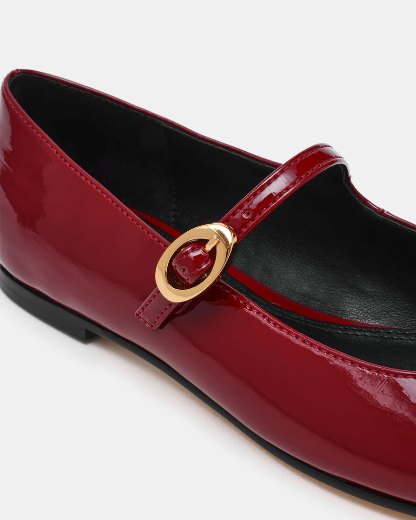 LOLLI BURGUNDY PATENT - Women's Shoes - Steve Madden Canada - view 3
