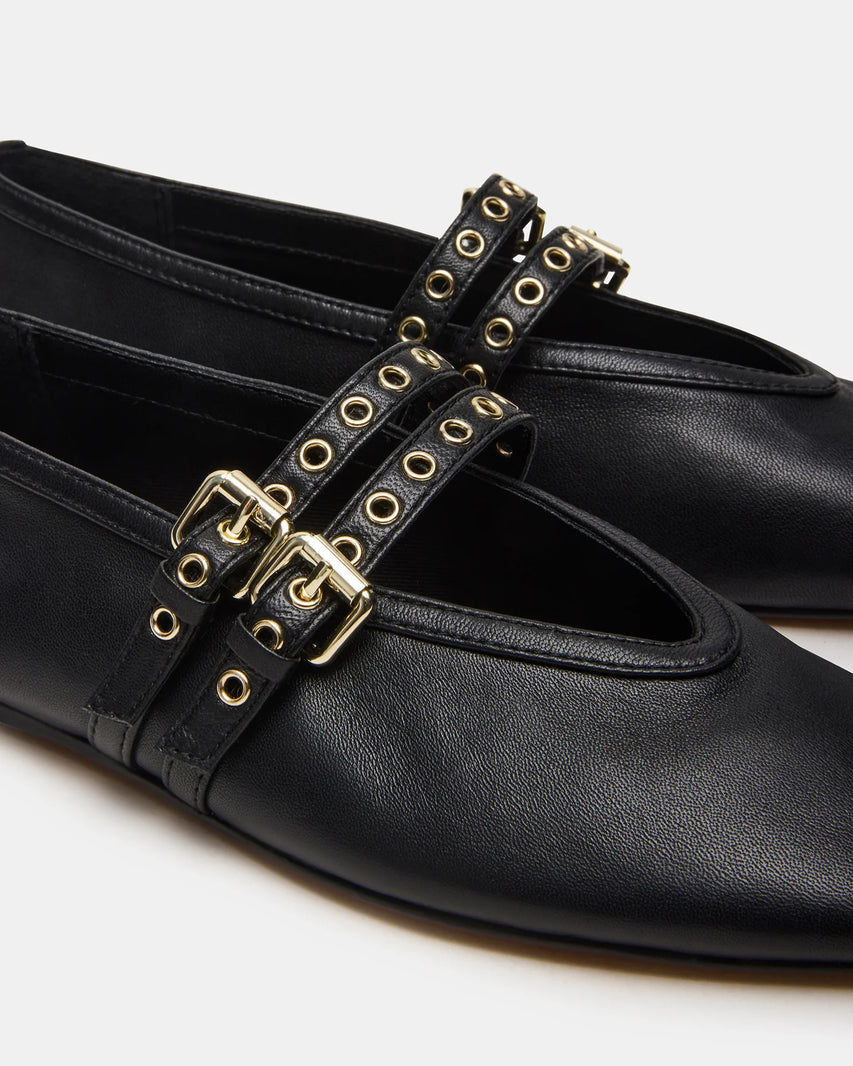 LYDIAA BLACK LEATHER - Women's Shoes - Steve Madden Canada - view 4