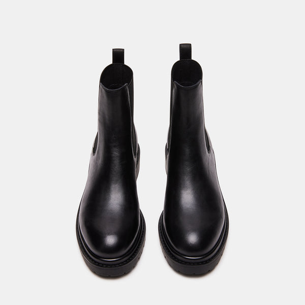 LYSETTE BLACK LEATHER - Women's Shoes - Steve Madden Canada