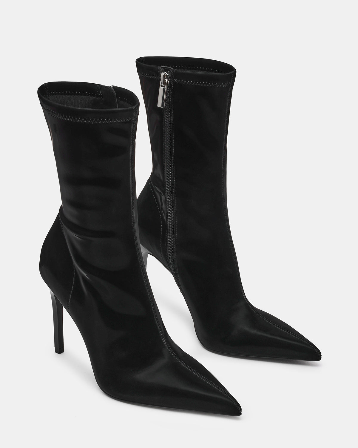 MACKENA BLACK SATIN - Women's Shoes - Steve Madden Canada - view 2