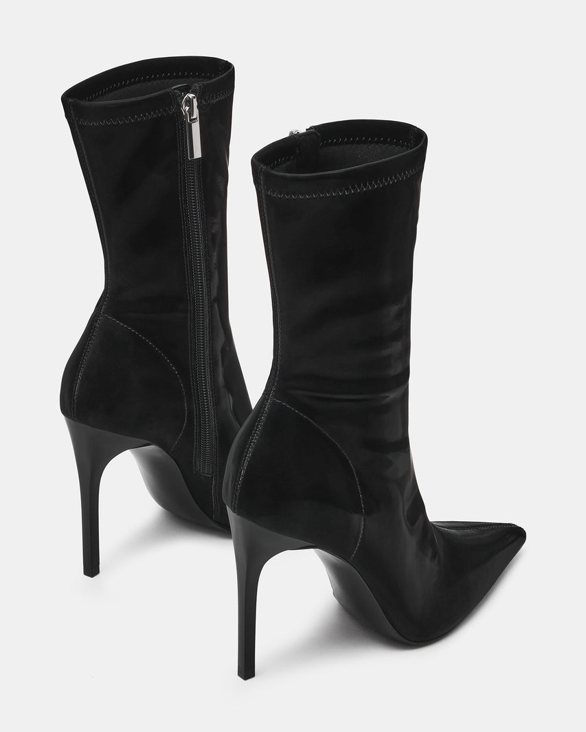 MACKENA BLACK SATIN - Women's Shoes - Steve Madden Canada - view 5