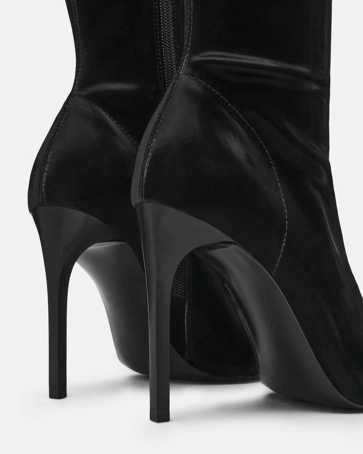 MACKENA BLACK SATIN - Women's Shoes - Steve Madden Canada - view 3
