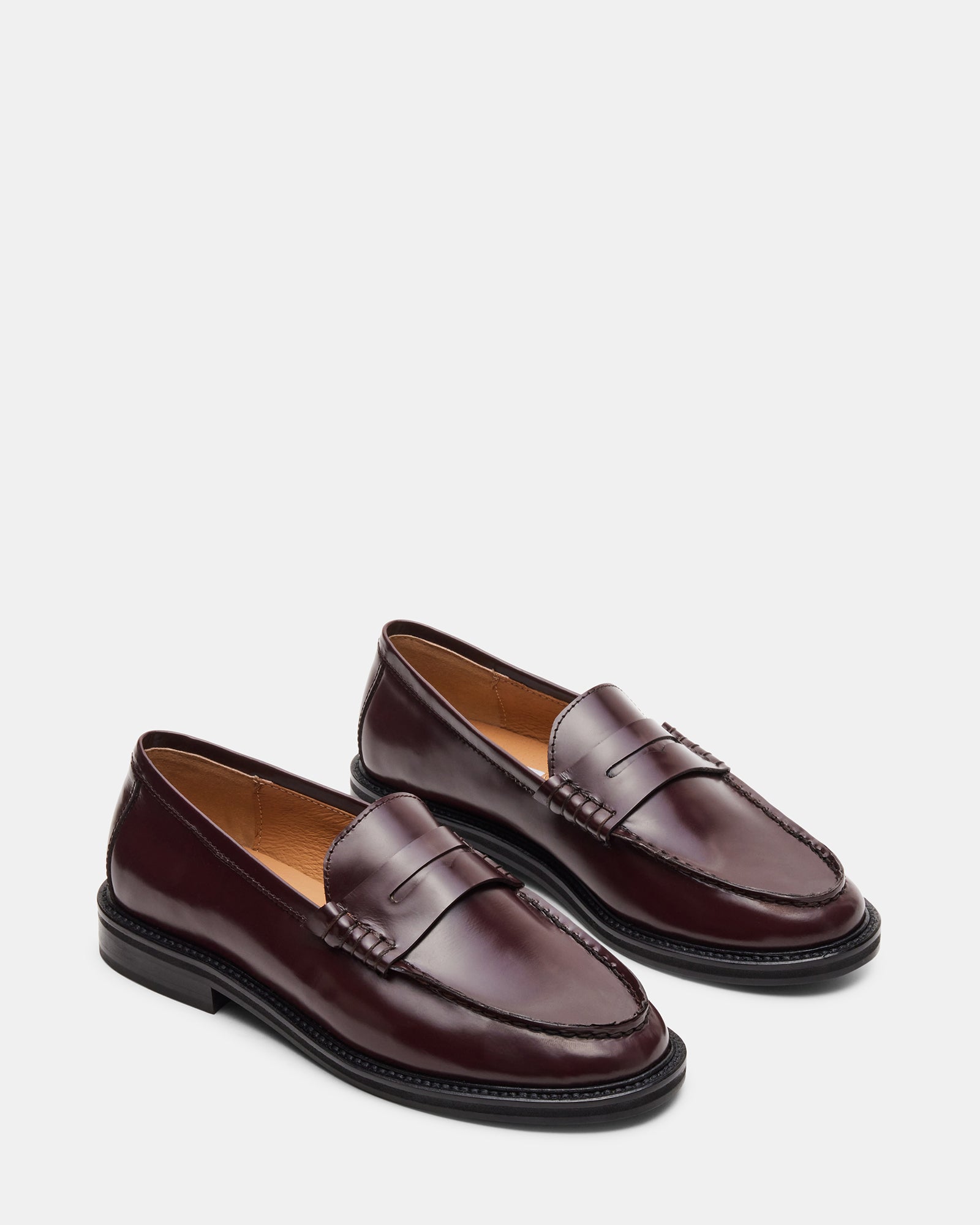 MADISON BURGUNDY LEATHER - Women's Shoes - Steve Madden Canada - view 3