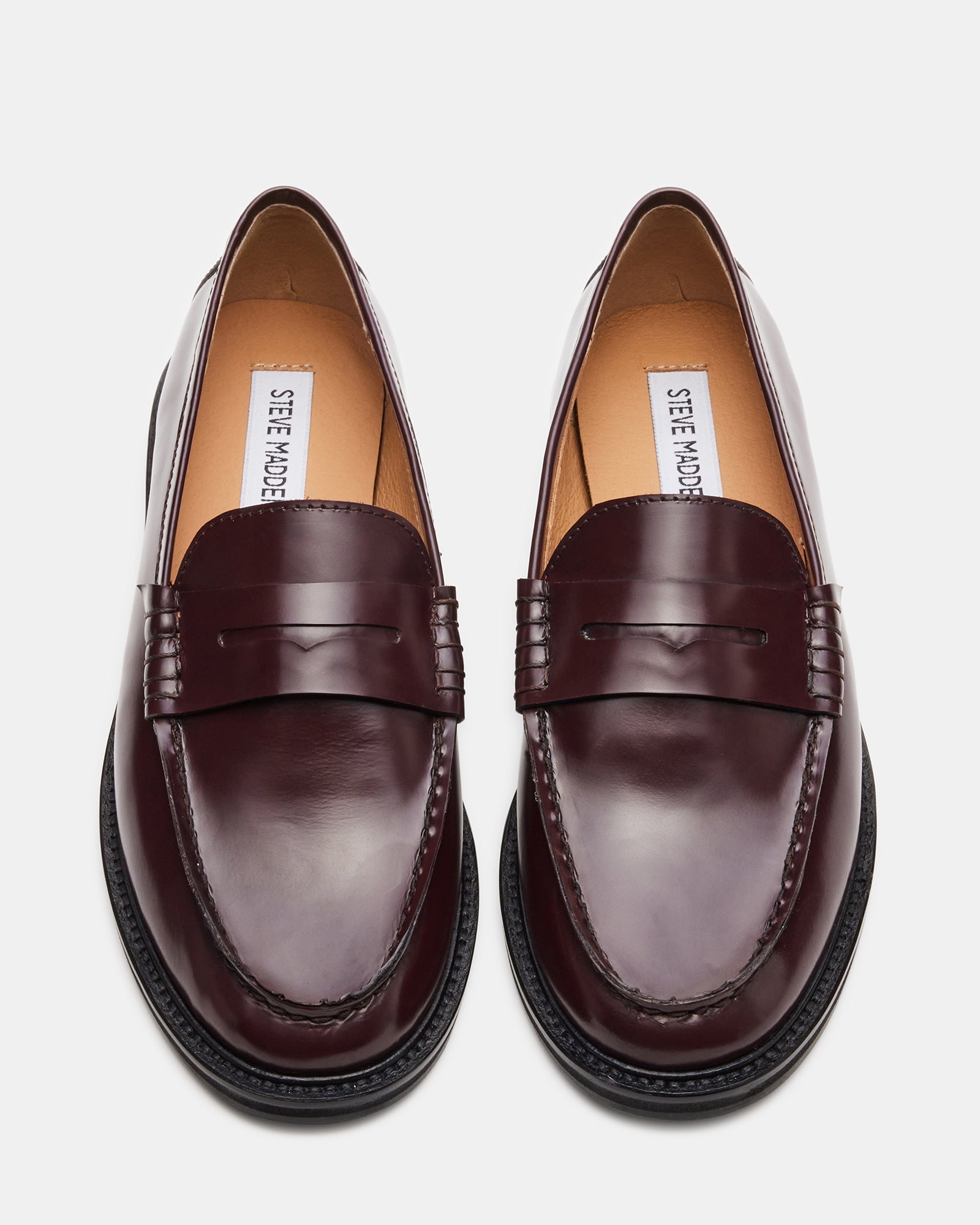 MADISON BURGUNDY LEATHER - Women's Shoes - Steve Madden Canada - view 5