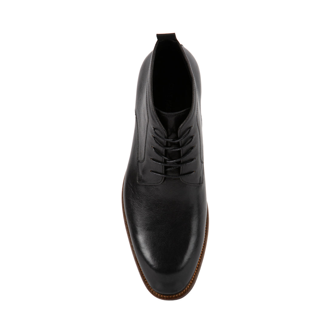 MADRIGO Black Leather Lace Up Dress Shoes