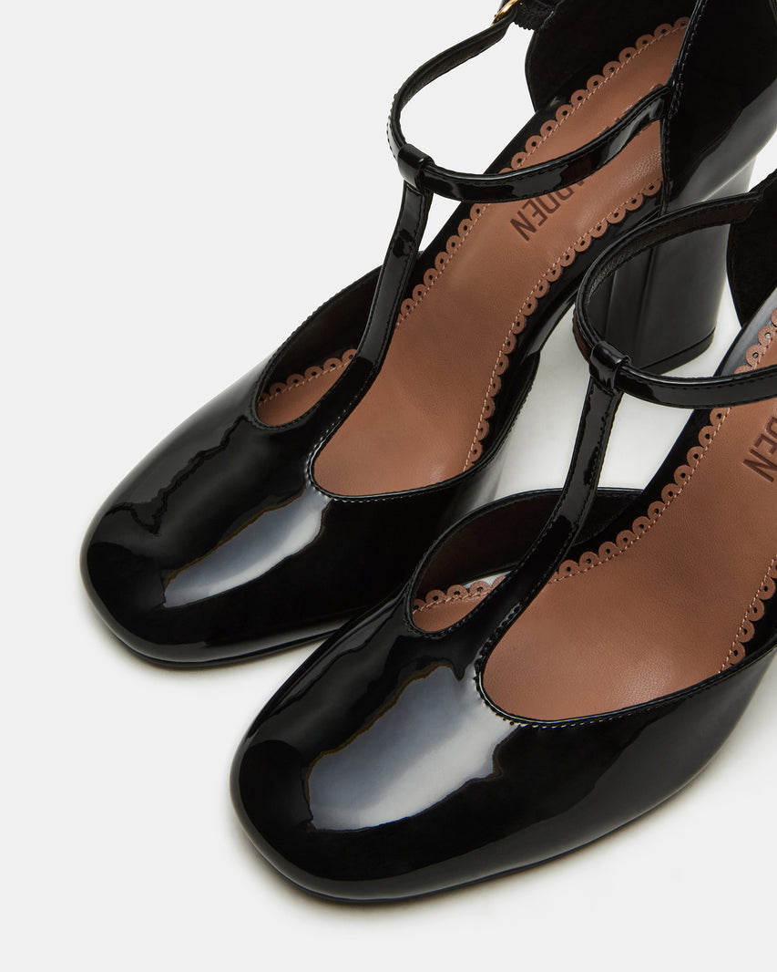 MALCOLM BLACK PATENT - Women's Shoes - Steve Madden Canada - view 3