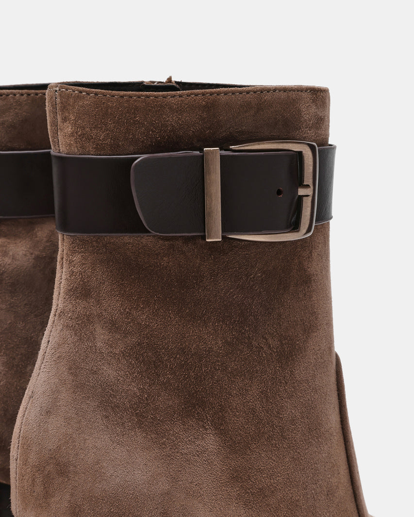 MANDA TAUPE SUEDE - Women's Shoes - Steve Madden Canada - view 3