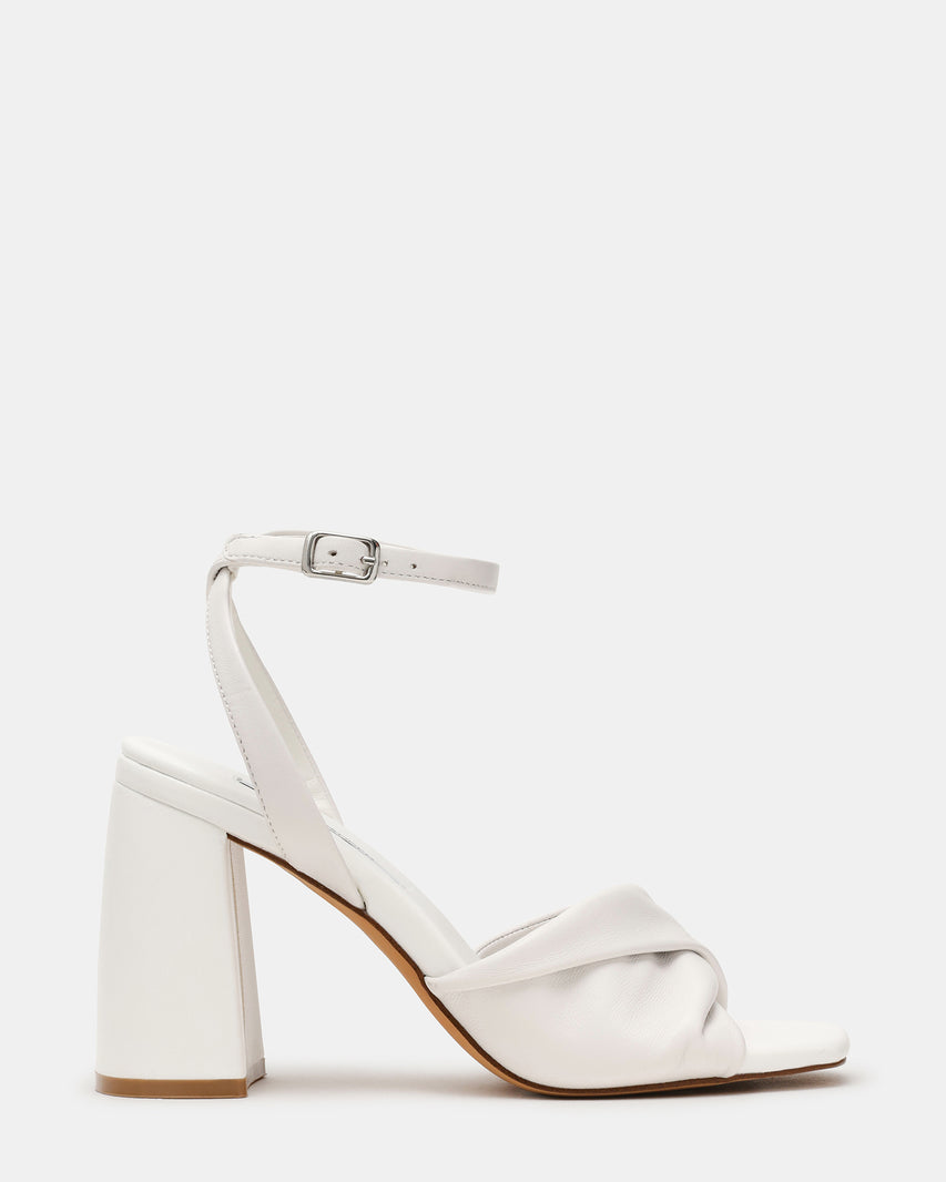 MANDYY WHITE LEATHER - Women's Shoes - Steve Madden Canada