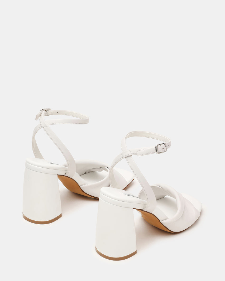 MANDYY WHITE LEATHER - Women's Shoes - Steve Madden Canada - view 5
