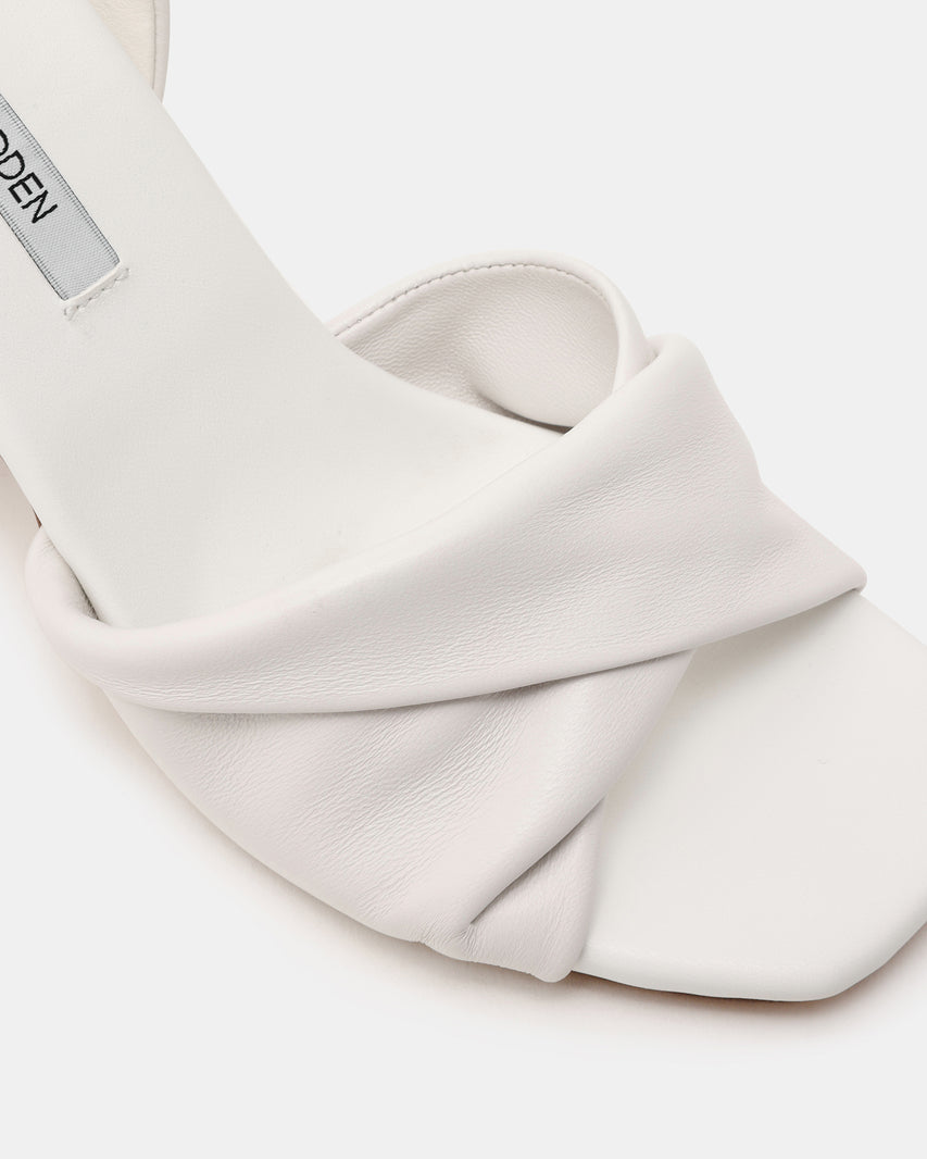 MANDYY WHITE LEATHER - Women's Shoes - Steve Madden Canada - view 3