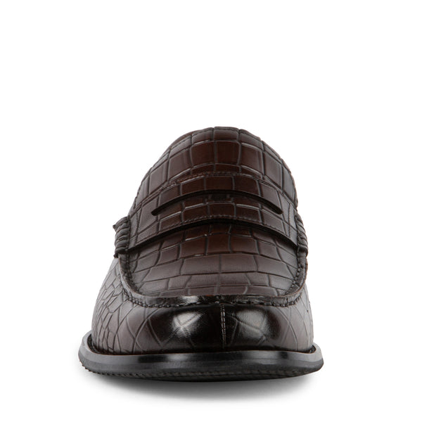 MARVYN Brown Exotic Loafers Men's Designer Shoes Steve Madden Canada