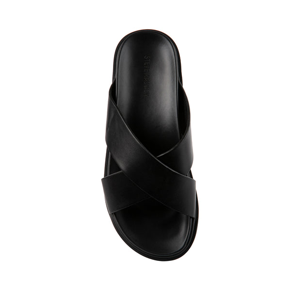 MATA Black Sandals | Men's Designer Sandals – Steve Madden Canada